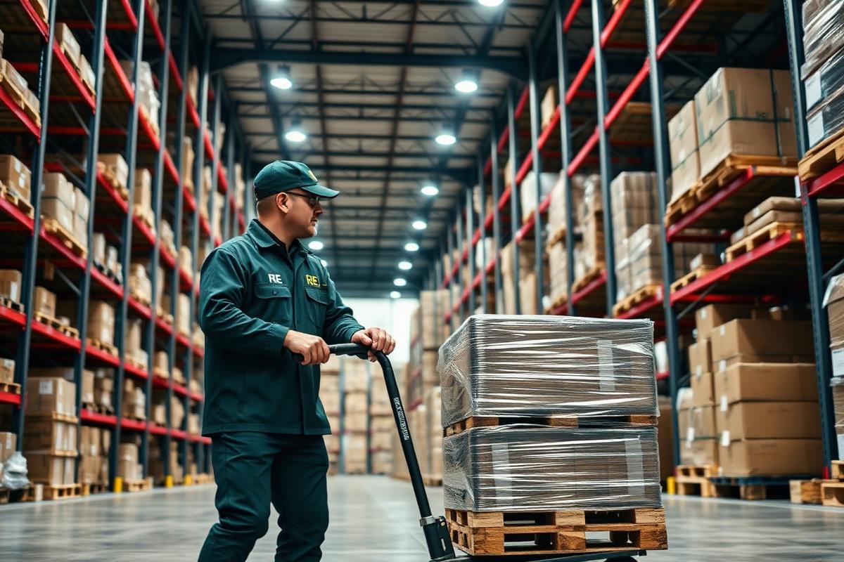 Atendimento da R&E Serviços para centros logísticos